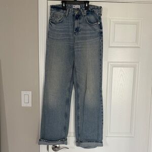Zara 34” Inseam Straight Leg Jeans